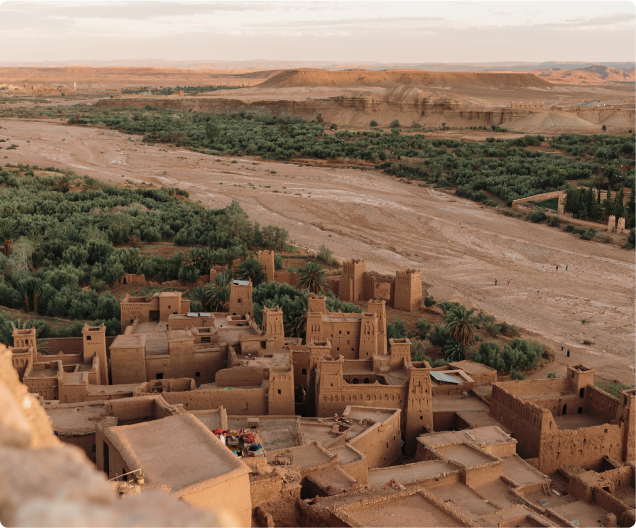 Paysage du Sud marocain près de Ouarzazate - Location camping car maroc